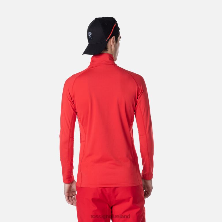Rossignol Tops Men Classique Half-Zip Baselayer Top Sportsred 62R6R335