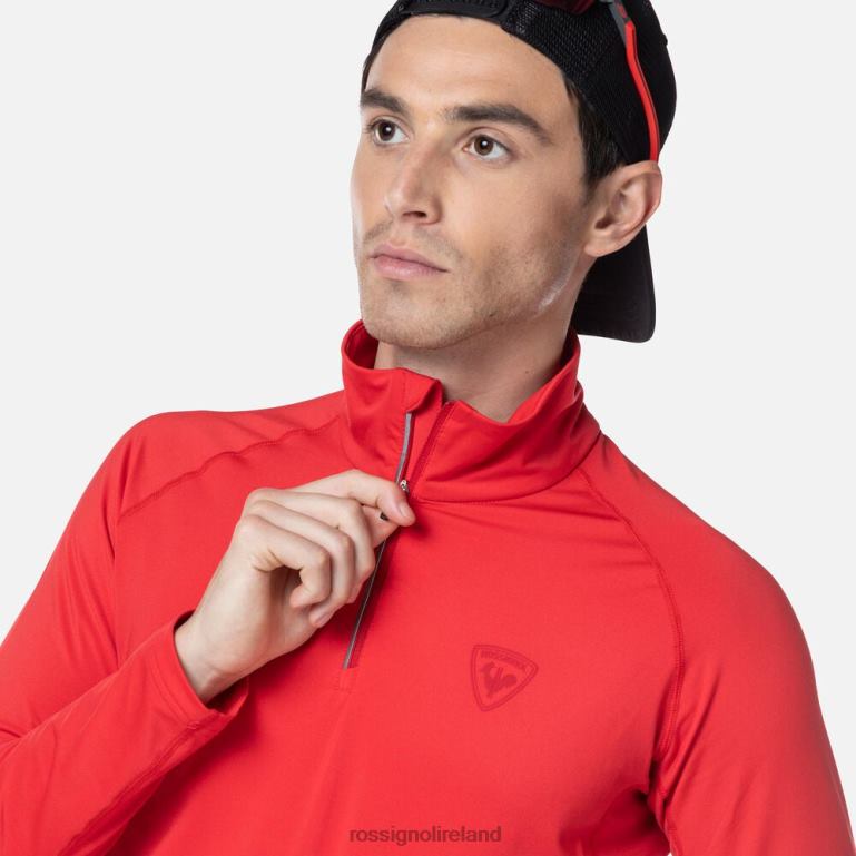 Rossignol Tops Men Classique Half-Zip Baselayer Top Sportsred 62R6R335