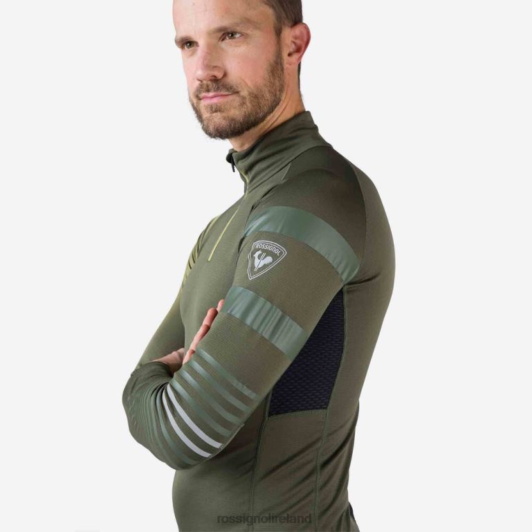 Rossignol Tops Men Poursuite Half-Zip Baselayer Top Acinusleaf 62R6R366