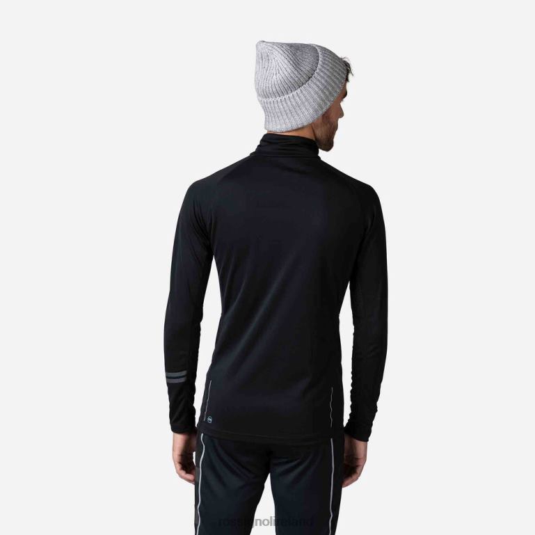 Rossignol Tops Men Poursuite Half-Zip Baselayer Top Black 62R6R410