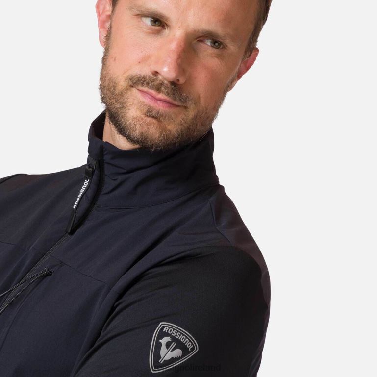 Rossignol Tops Men 1/2 Zip Midlayer Black 62R6R127