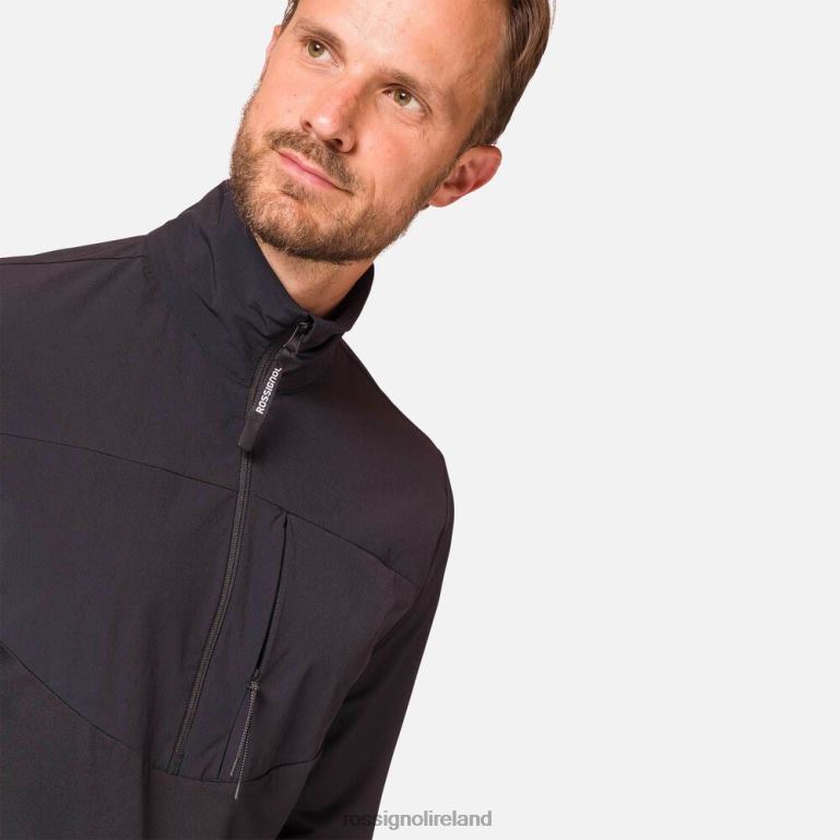 Rossignol Tops Men 1/2 Zip Midlayer Black 62R6R127