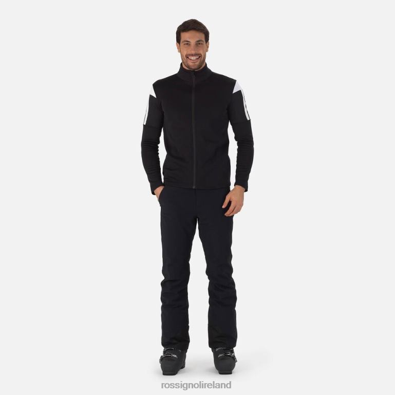 Rossignol Tops Men Aerial Full-Zip Midlayer Black 62R6R552
