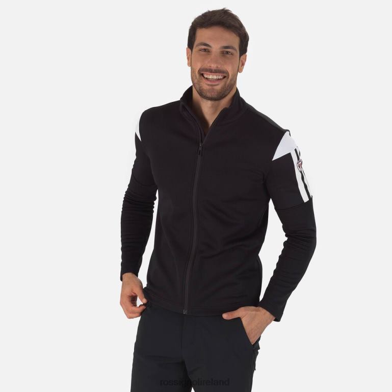 Rossignol Tops Men Aerial Full-Zip Midlayer Black 62R6R552