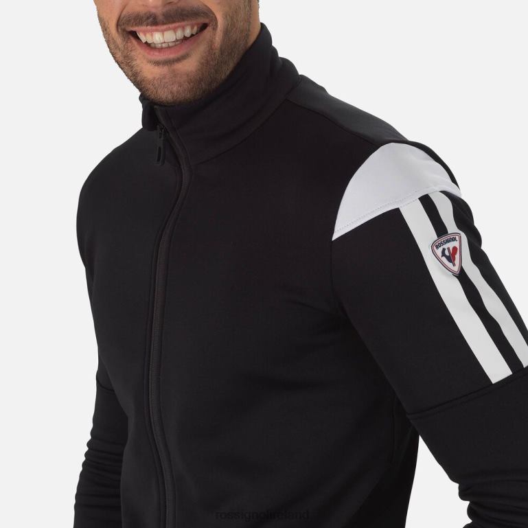 Rossignol Tops Men Aerial Full-Zip Midlayer Black 62R6R552