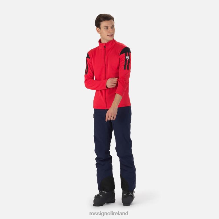 Rossignol Tops Men Aerial Full-Zip Midlayer Sportsred 62R6R538