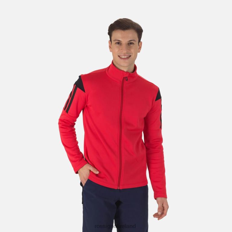 Rossignol Tops Men Aerial Full-Zip Midlayer Sportsred 62R6R538
