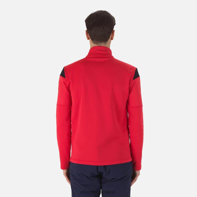 Rossignol Tops Men Aerial Full-Zip Midlayer Sportsred 62R6R538