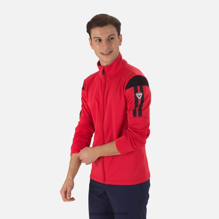 Rossignol Tops Men Aerial Full-Zip Midlayer Sportsred 62R6R538