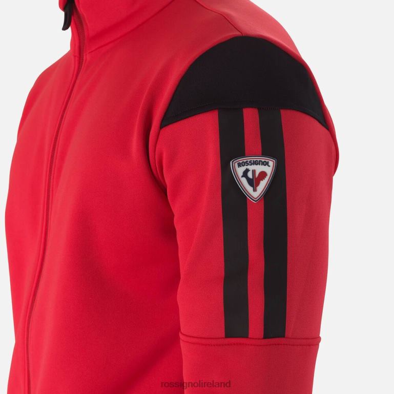 Rossignol Tops Men Aerial Full-Zip Midlayer Sportsred 62R6R538