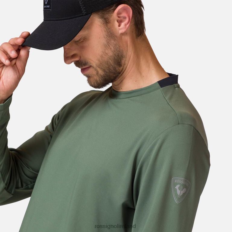Rossignol Tops Men Lightweight Midlayer Ebony Green 62R6R404