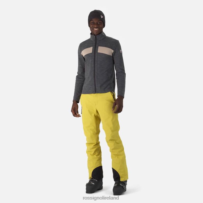 Rossignol Tops Men React Merino Full Zip Midlayer Black 62R6R64