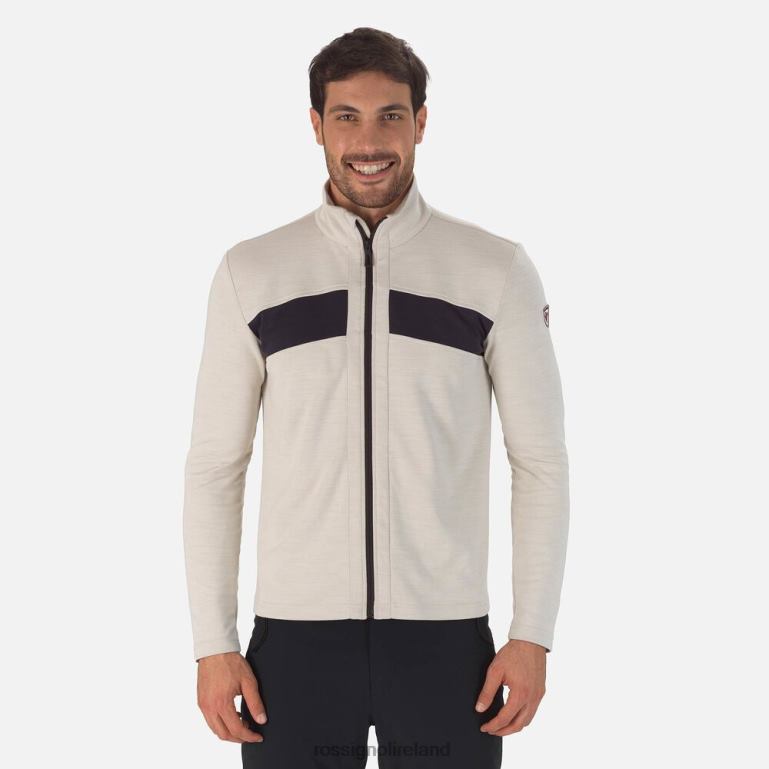 Rossignol Tops Men React Merino Full Zip Midlayer Wilddove 62R6R606