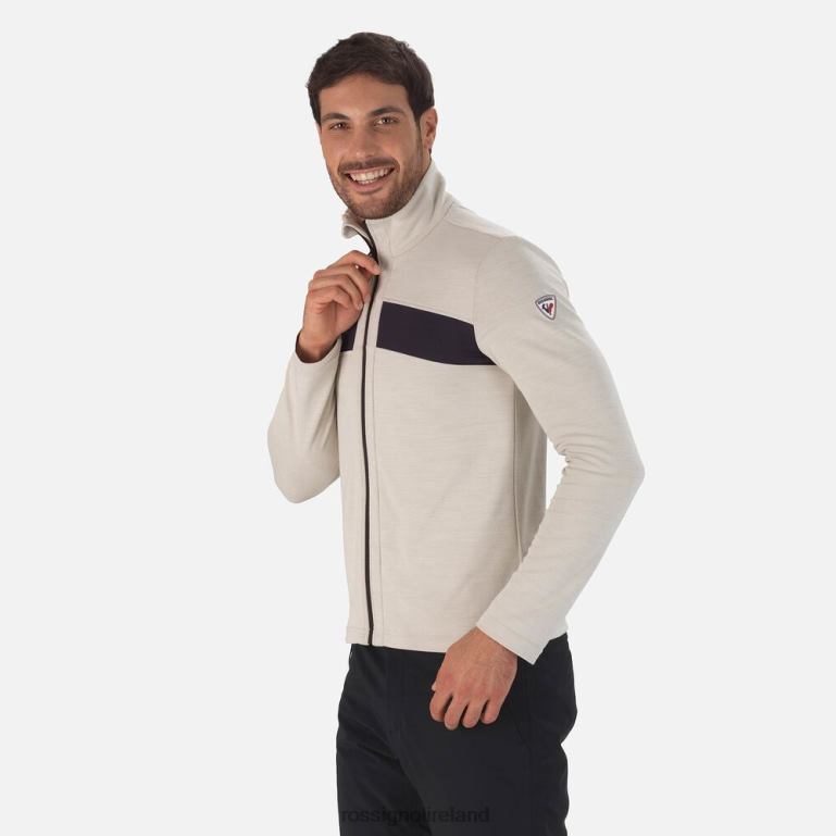 Rossignol Tops Men React Merino Full Zip Midlayer Wilddove 62R6R606