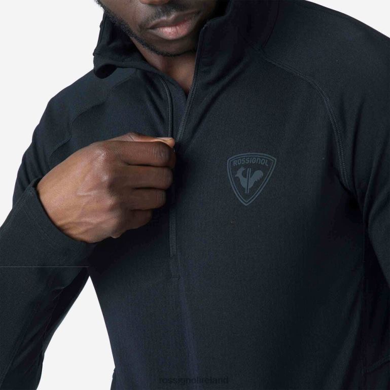 Rossignol Tops Men Skpr Half-Zip Midlayer Black 62R6R576