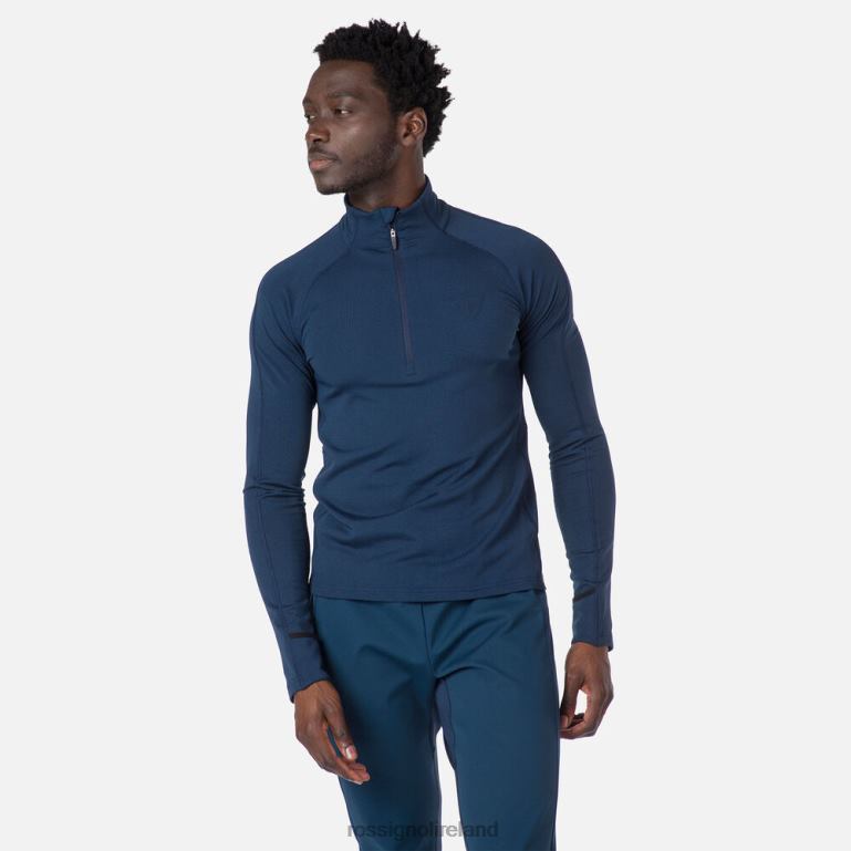 Rossignol Tops Men Skpr Half-Zip Midlayer Darknavy 62R6R585
