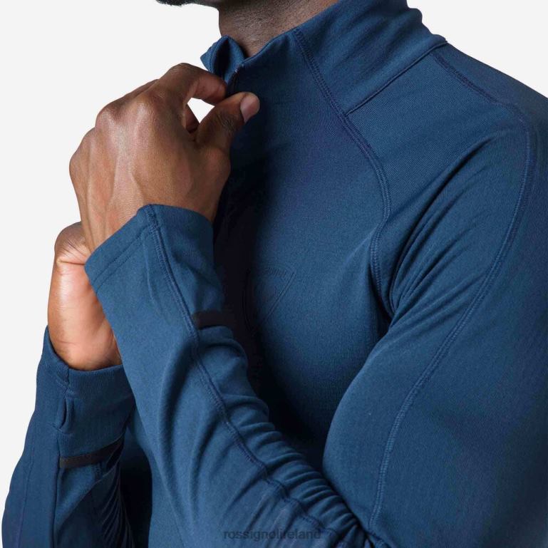 Rossignol Tops Men Skpr Half-Zip Midlayer Darknavy 62R6R585