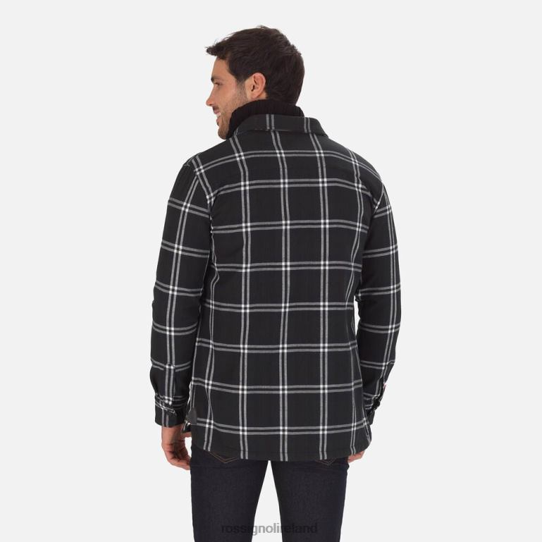 Rossignol Tops Men Flannel Shirt Black 62R6R240