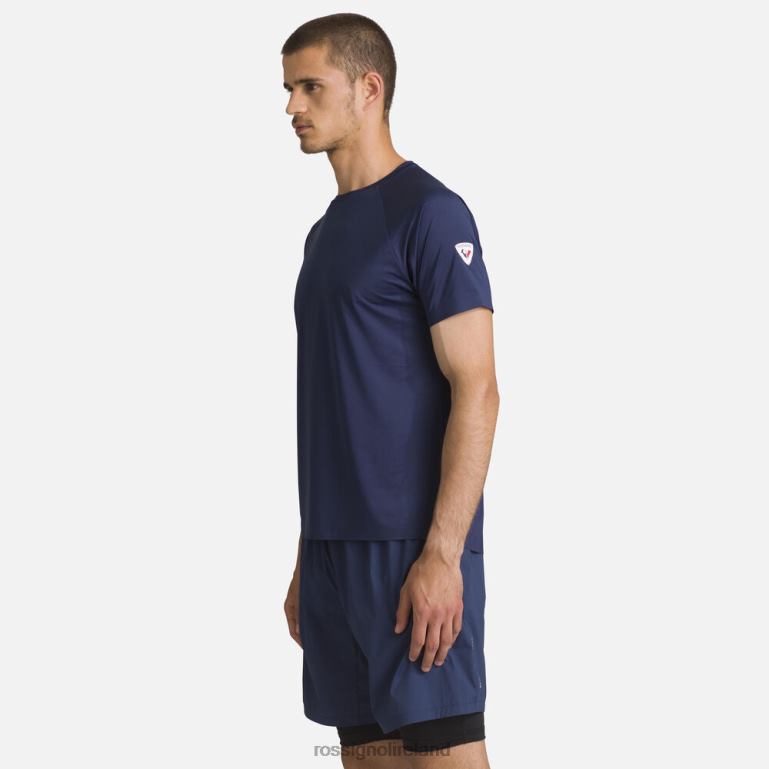 Rossignol Tops Men Lightweight Breathable Tee Darknavy 62R6R140