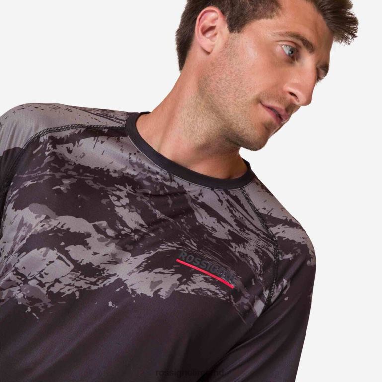 Rossignol Tops Men Lightweight Tee Black 62R6R9