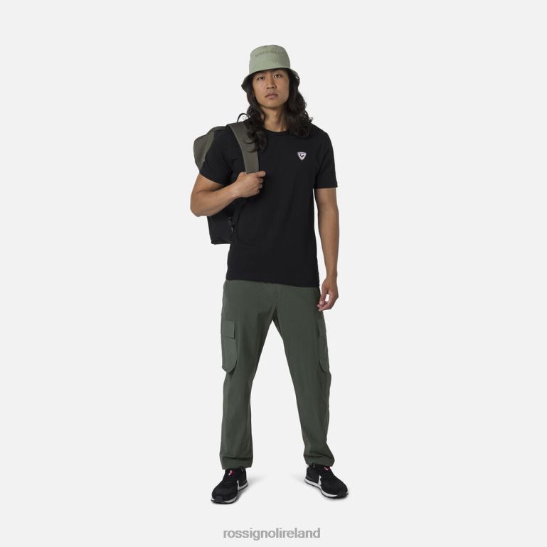 Rossignol Tops Men Logo Plain Tee Black 62R6R27