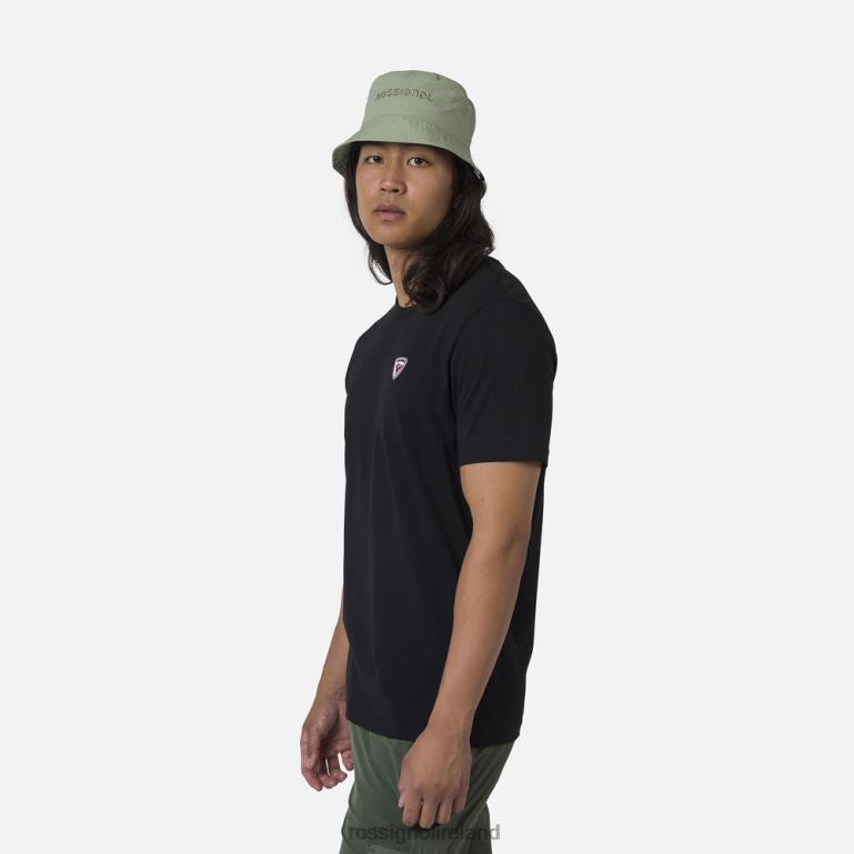 Rossignol Tops Men Logo Plain Tee Black 62R6R27