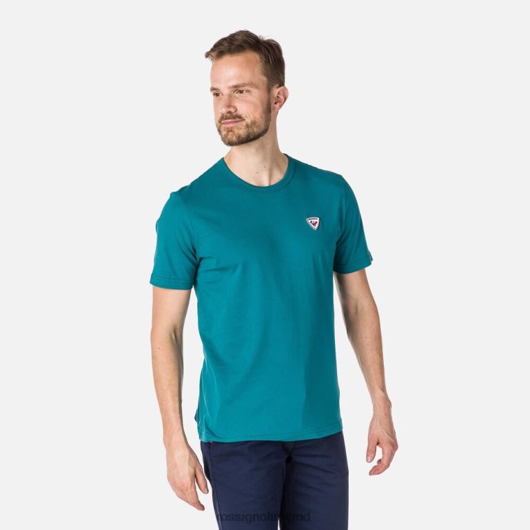 Rossignol Tops Men Logo Plain Tee Darkemerald 62R6R105