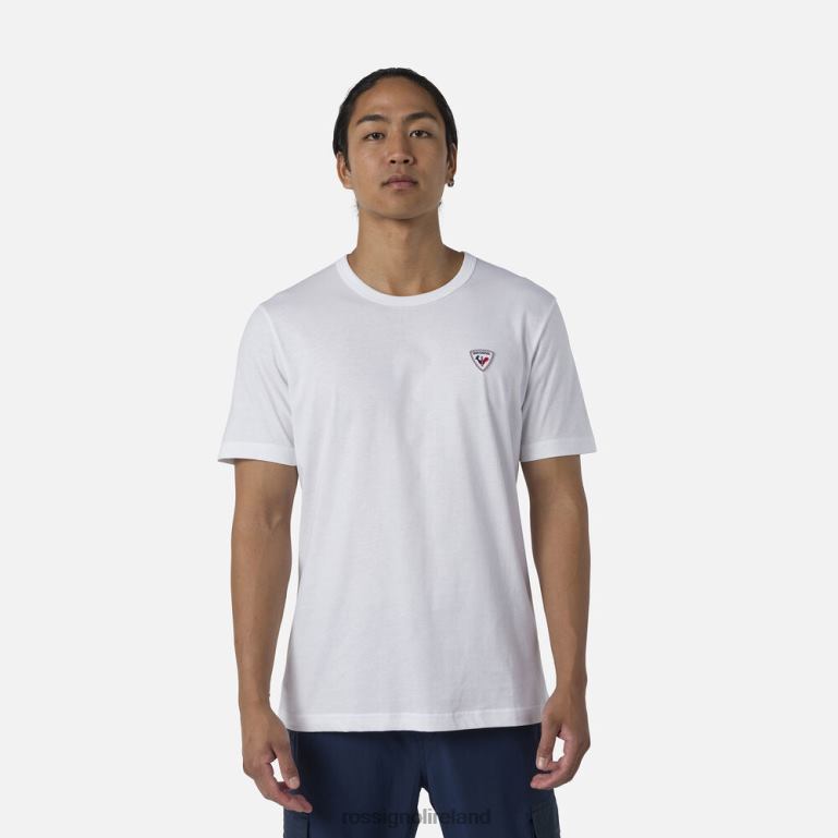 Rossignol Tops Men Logo Plain Tee White 62R6R40
