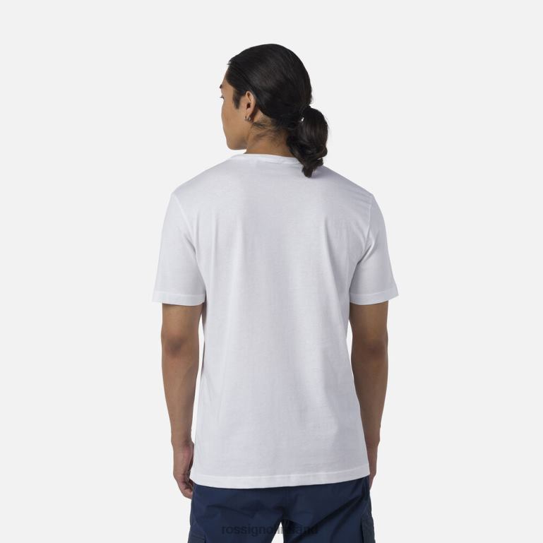 Rossignol Tops Men Logo Plain Tee White 62R6R40