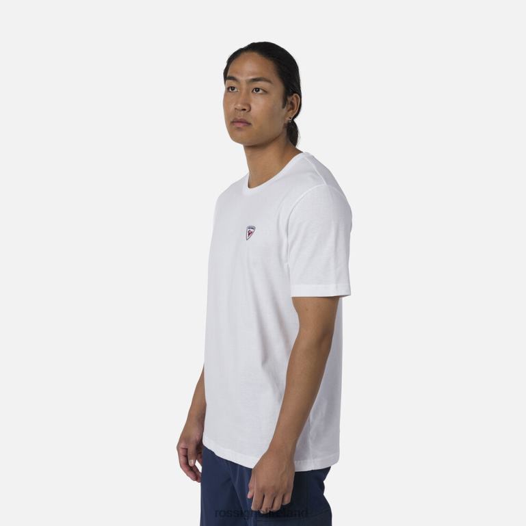 Rossignol Tops Men Logo Plain Tee White 62R6R40