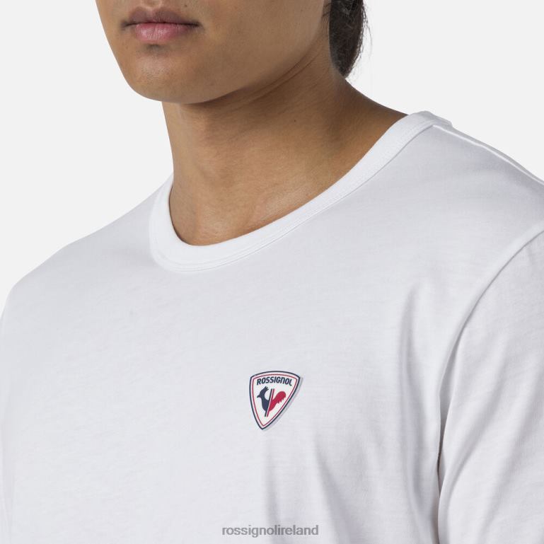 Rossignol Tops Men Logo Plain Tee White 62R6R40