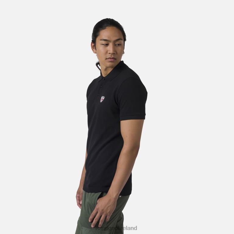 Rossignol Tops Men Logo Polo Black 62R6R303