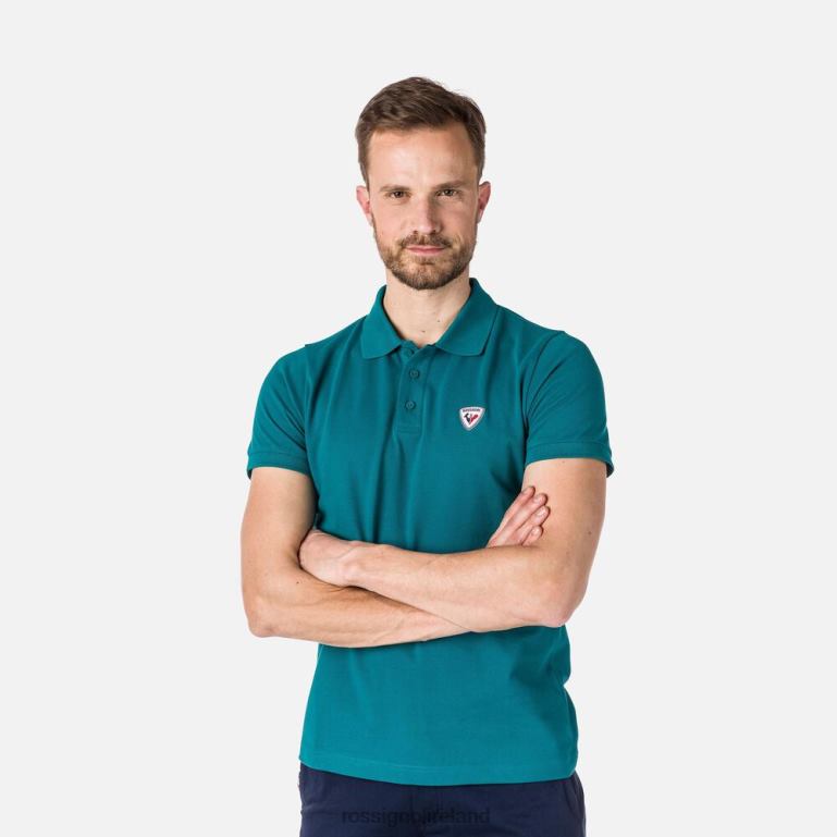 Rossignol Tops Men Logo Polo Darkemerald 62R6R33