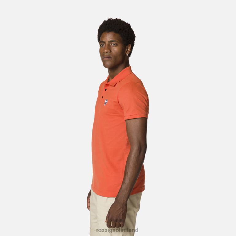 Rossignol Tops Men Logo Polo Flameorange 62R6R25