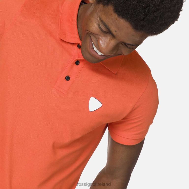 Rossignol Tops Men Logo Polo Flameorange 62R6R25