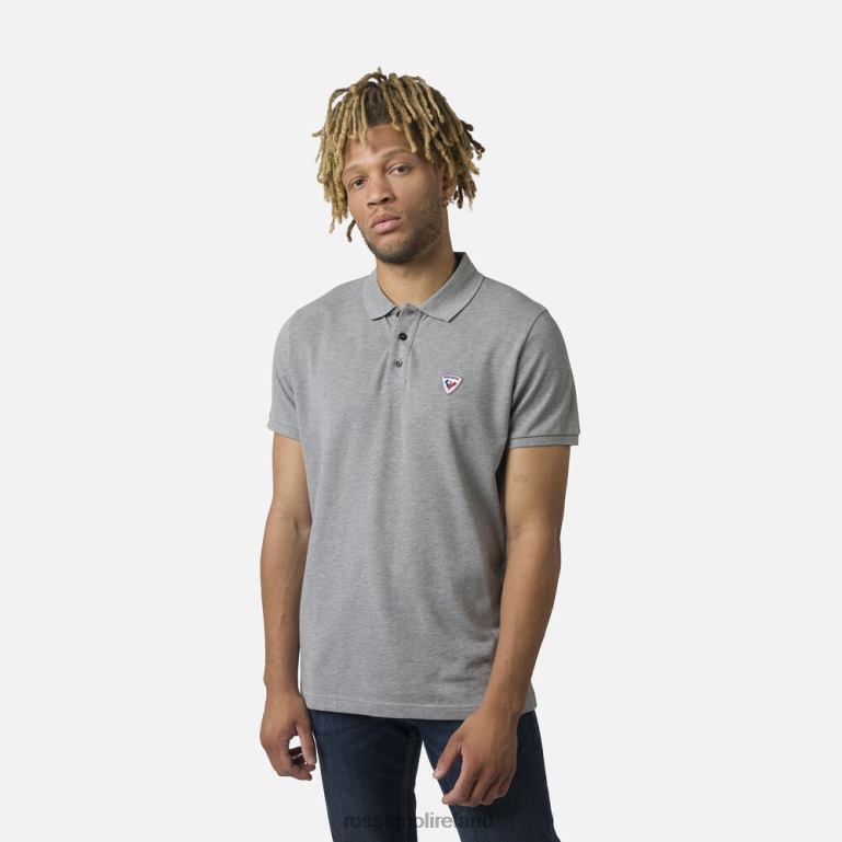 Rossignol Tops Men Logo Polo Heathergrey 62R6R84
