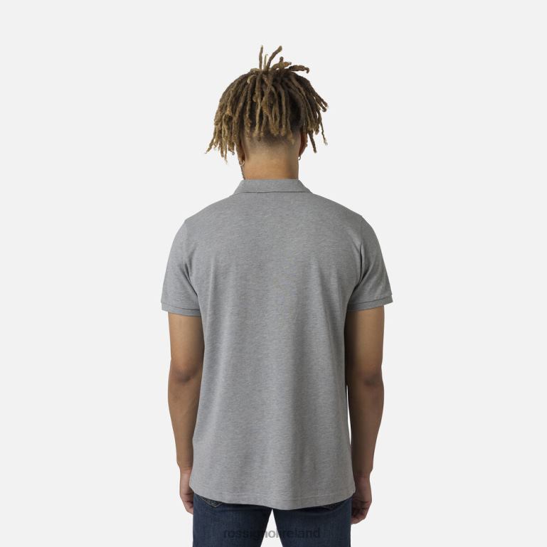 Rossignol Tops Men Logo Polo Heathergrey 62R6R84