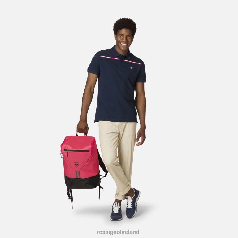 Rossignol Tops Men Logo Polo Tape Shirt Dark Navy 62R6R515