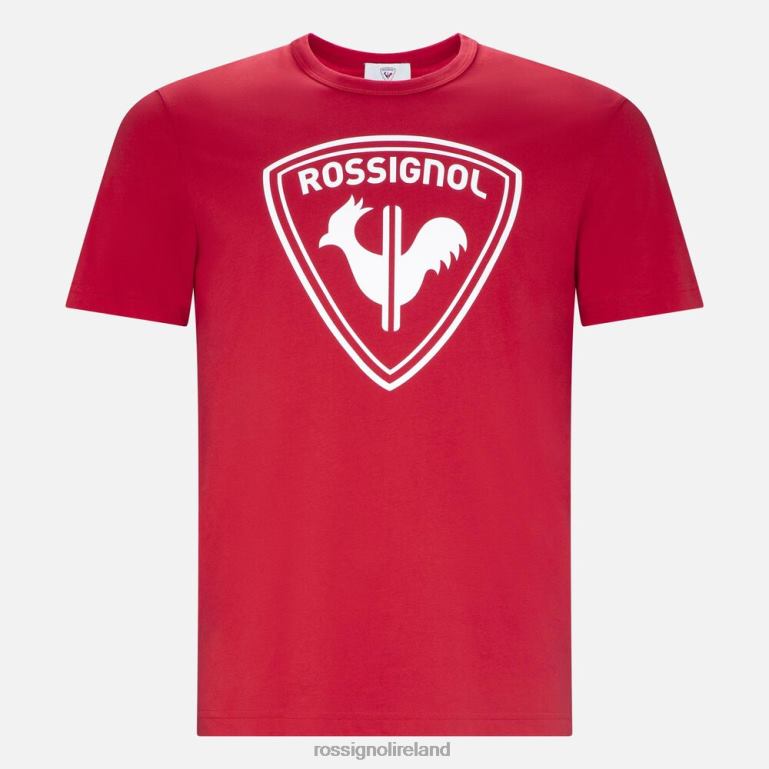 Rossignol Tops Men Logo Tee Carmin 62R6R128