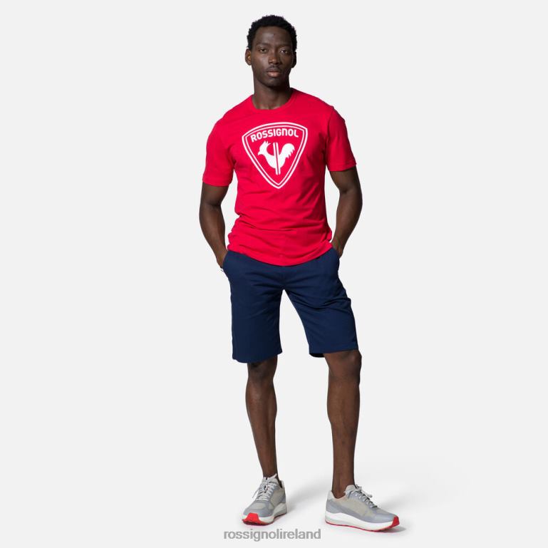 Rossignol Tops Men Logo Tee Carmin 62R6R128