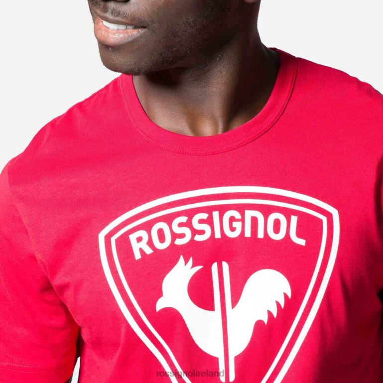 Rossignol Tops Men Logo Tee Carmin 62R6R128