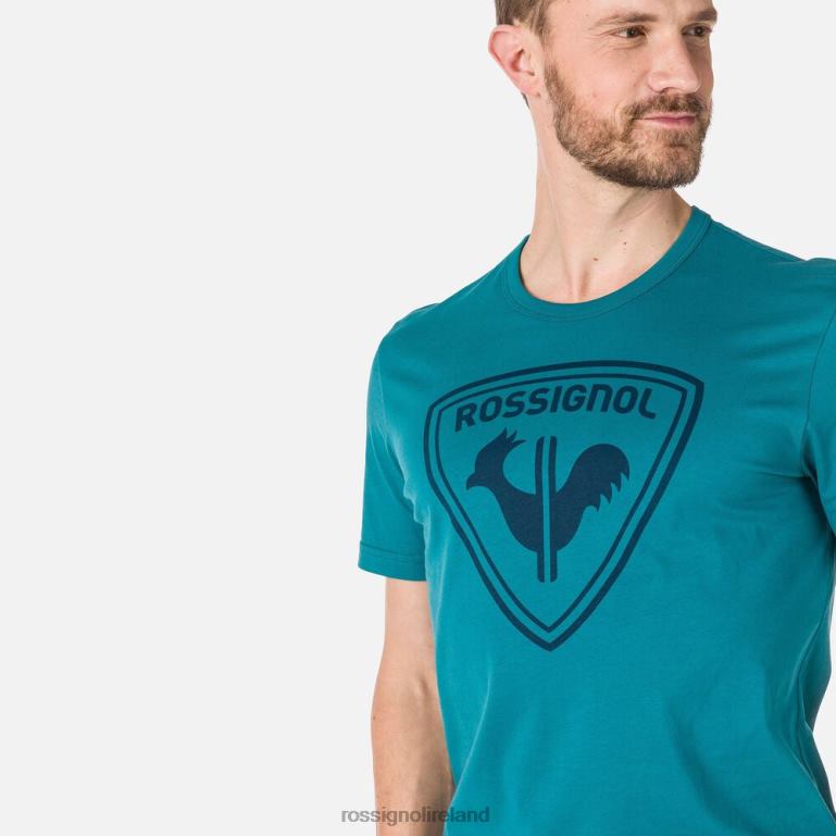 Rossignol Tops Men Logo Tee Darkemerald 62R6R407