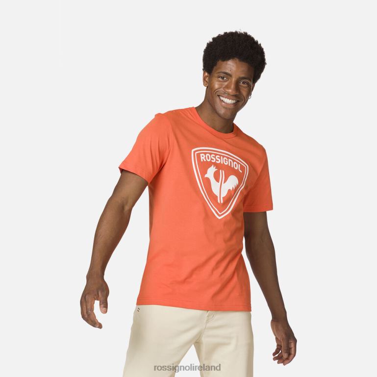 Rossignol Tops Men Logo Tee Flameorange 62R6R492
