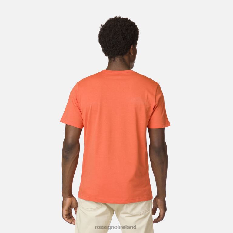 Rossignol Tops Men Logo Tee Flameorange 62R6R492