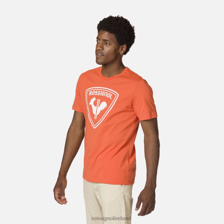 Rossignol Tops Men Logo Tee Flameorange 62R6R492