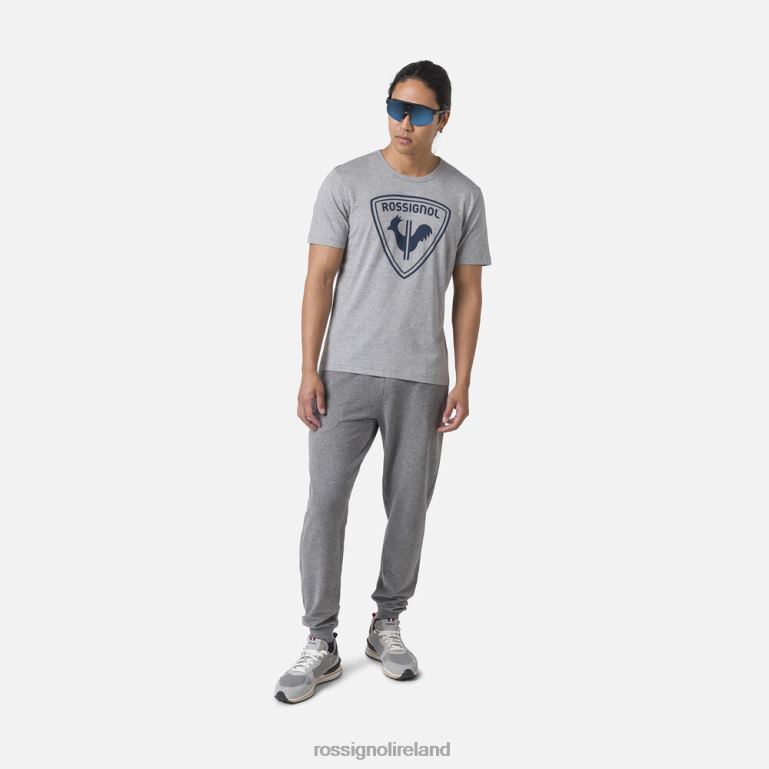 Rossignol Tops Men Logo Tee Heathergrey 62R6R83