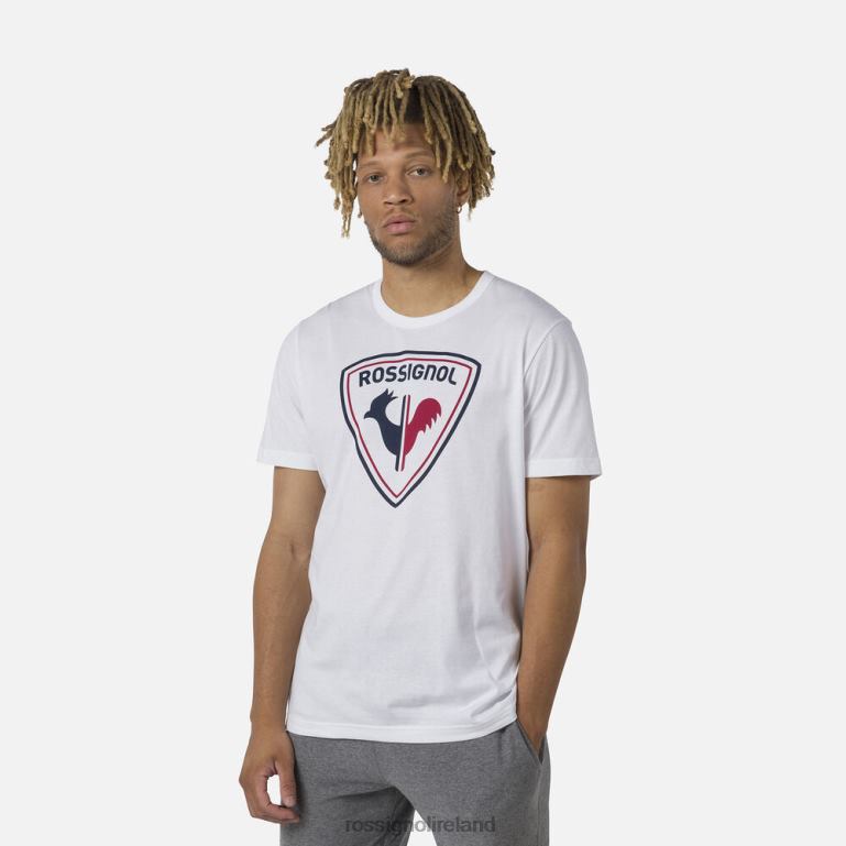Rossignol Tops Men Logo Tee White 62R6R17