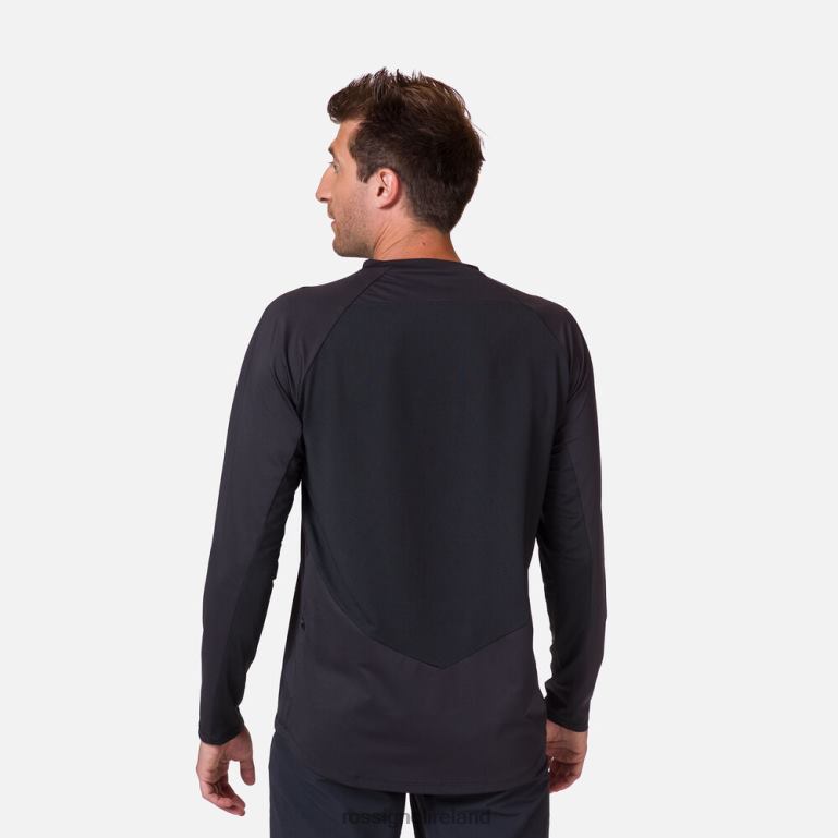 Rossignol Tops Men Long Sleeve Jersey Classic Fit Black 62R6R370