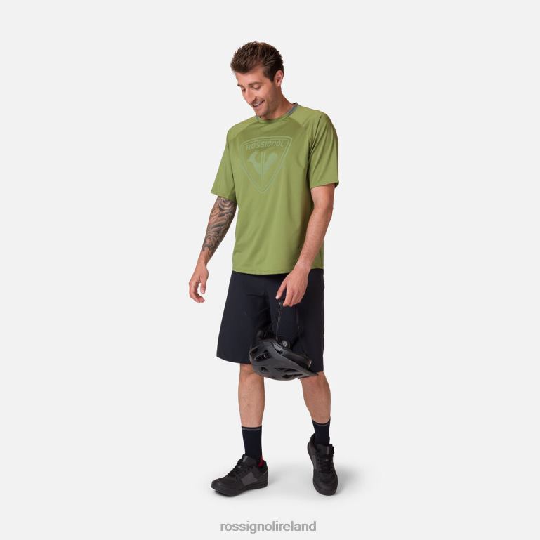 Rossignol Tops Men Short Sleeve Jersey Classic Fit Mossgreen 62R6R28