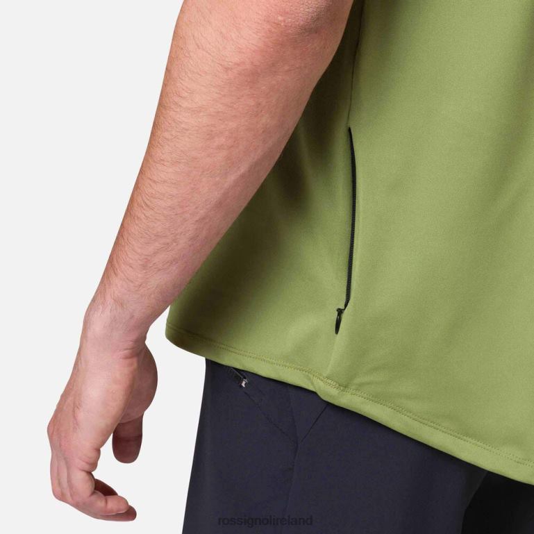 Rossignol Tops Men Short Sleeve Jersey Classic Fit Mossgreen 62R6R28